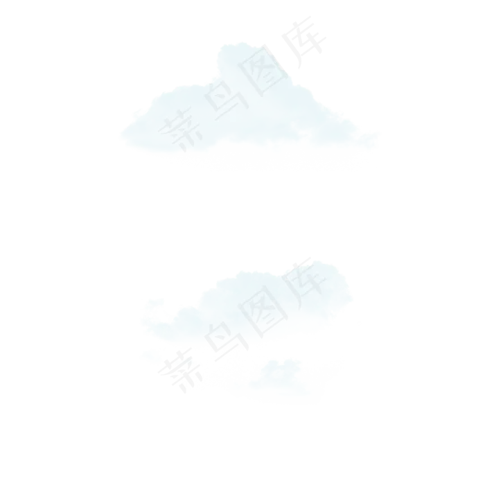 手绘云朵免抠(3000*3000px 300 dpi )psd模版下载