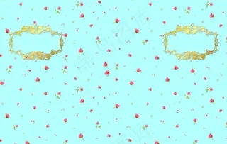 婚礼碎花舞台背景