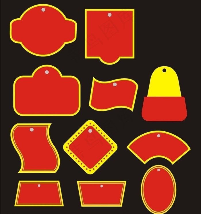 酒标 酒瓶吊牌图片