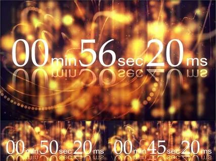 一分钟倒计时线条粒子变化动态背景