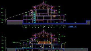 大唐芙蓉园影院 剖面图