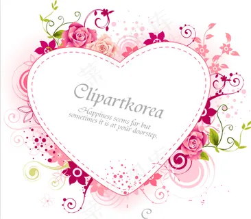 心形海报宣传图