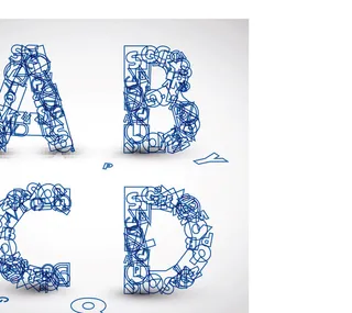 创意字母设计矢量素材06