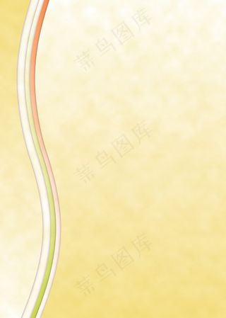 黄色弧线渐变效果背景图