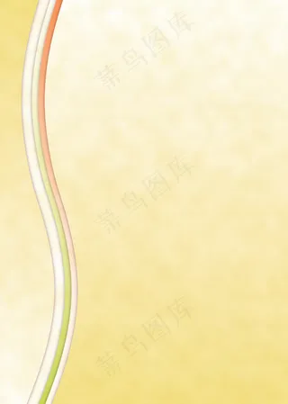 黄色弧线渐变效果背景图