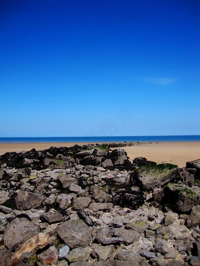 海岸岩石图片