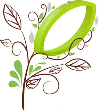 小树苗矢量花纹素材