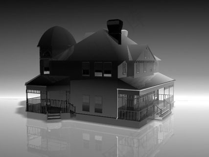 欧式建筑模型图