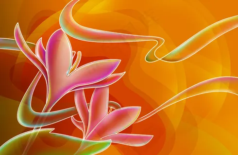 花卉背景创意设计图 flower ...