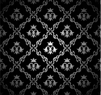 欧式黑白花纹图片