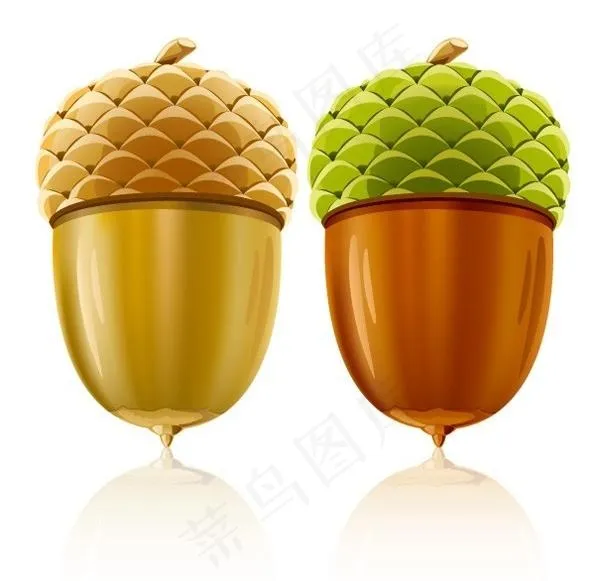 榛子形陀螺矢量素材eps,ai矢量模版下载