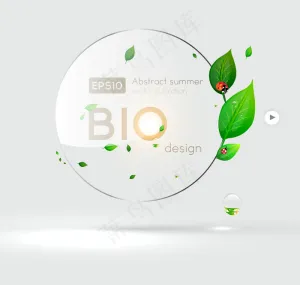 玻璃纹理标签背景矢量素材01