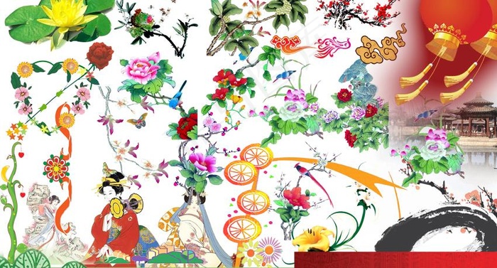 节日素材图片psd模版下载