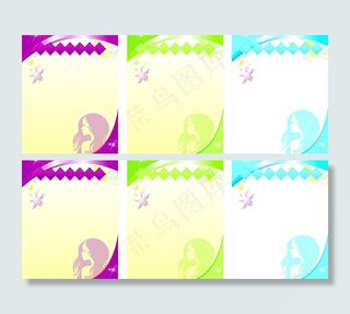 美发背景模版图片