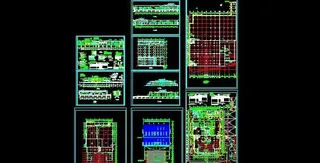 北京某大众4s店平面布置图