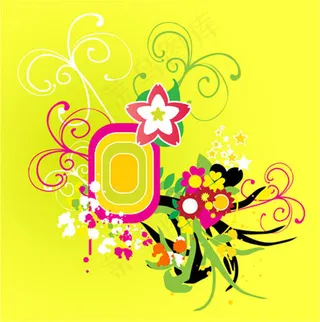 花纹素材背景矢量花纹素材