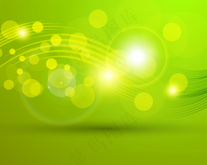 黄色背景矢量图