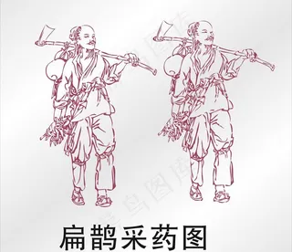 扁鹊采药图图片