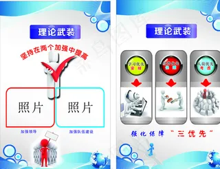 武装理论展板图片