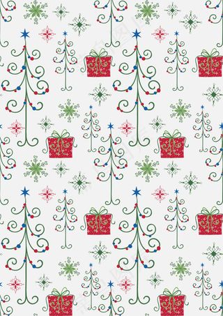 圣诞节墙纸素材