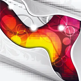 色彩斑斓动感抽象背景矢量素材