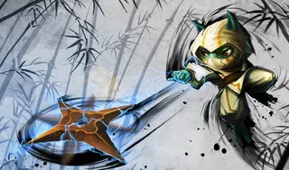 英雄联盟壁纸银色闪电 凯南