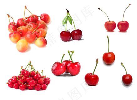 樱桃免抠小樱桃车厘子素材