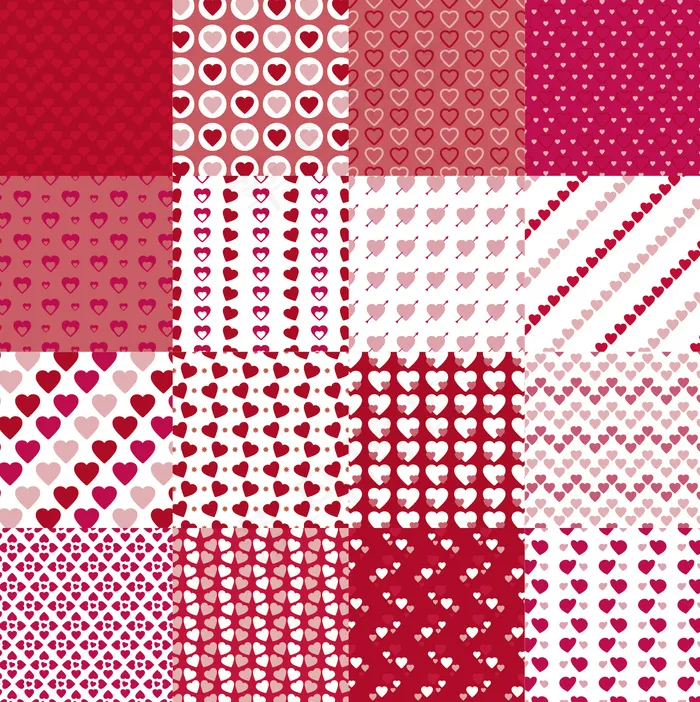 桃心海报模板eps,ai矢量模版下载