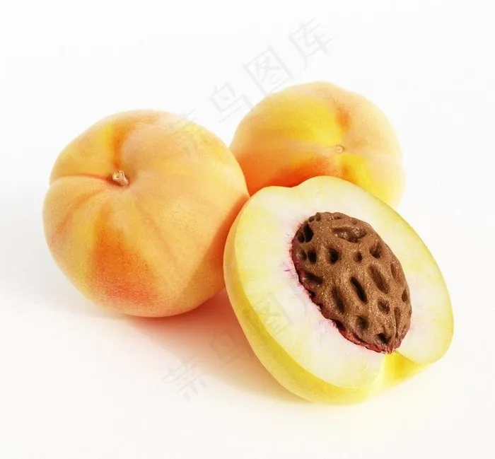 桃子三维模型图片