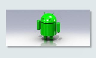 3D Android标志