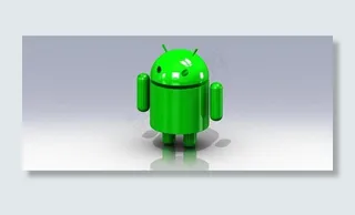 3D Android标志