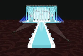 婚礼资料布置图库婚庆背景舞台现场效果图