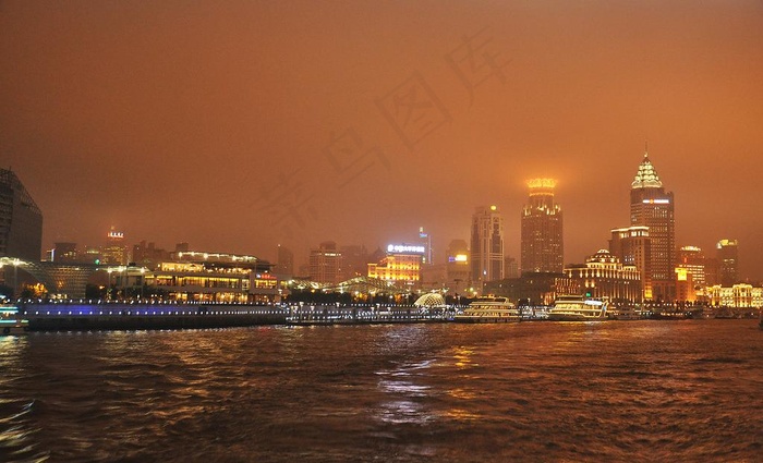 外滩夜景图片