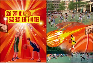 篮球培训班宣传单