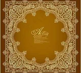 超酷的欧式边框花纹08图片