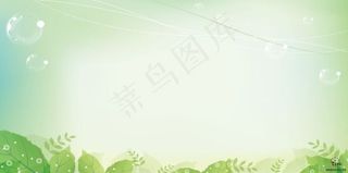 展板背景 绿色背景免费下载 树叶