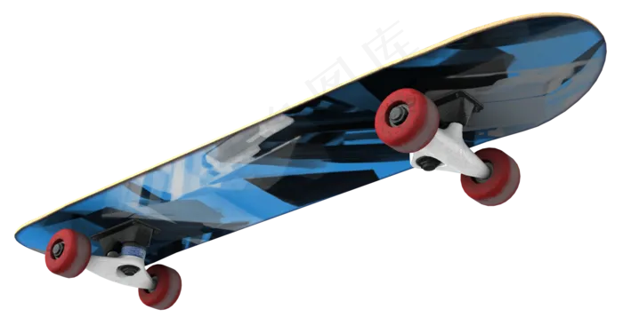 时尚滑板免扣素材