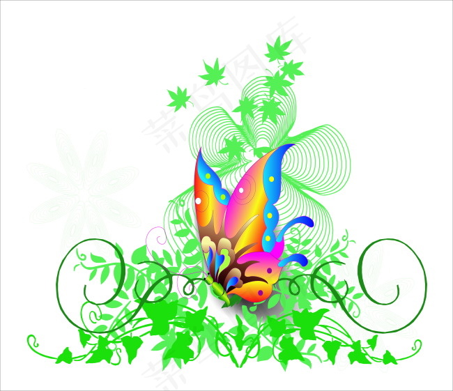 彩蝶欧式风格时尚移门