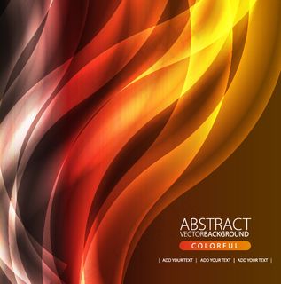 烟雾流线炫光背景矢量素材