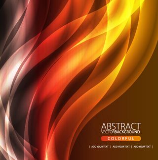 烟雾流线炫光背景矢量素材