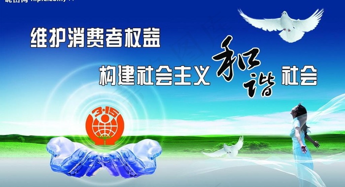 315宣传海报图片psd模版下载