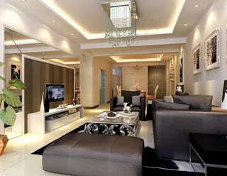现代客厅模型