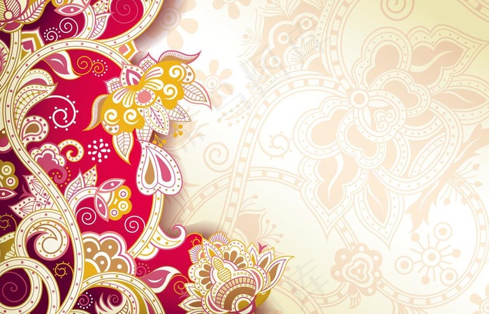 欧式花纹 古典花纹图片