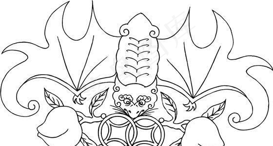 吉祥图案 黑白 中华传统 矢量 AI_0002