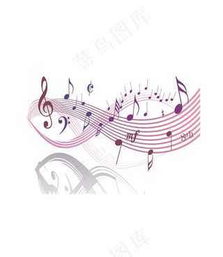 乐符音乐素材花纹底纹艺术效果