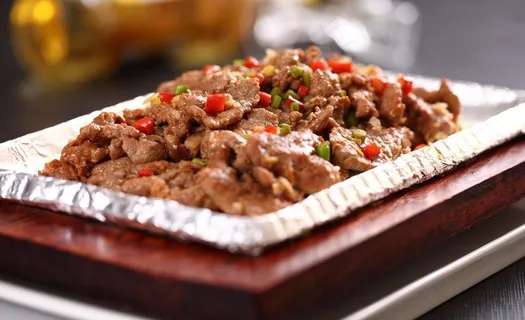 铁板蒙古肉 铁板蒙古肉