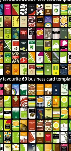 120款漂亮的卡片背景矢量素材