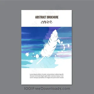 白色羽毛矢量图