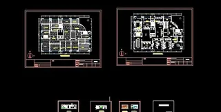 建筑办公空间设计装修图纸