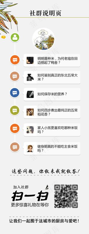 微信长图社群说明页